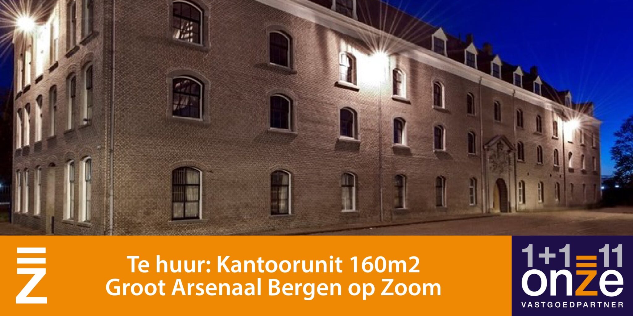 Kantoorunit in het Groot Arsenaal - ONZE Vastgoedpartner