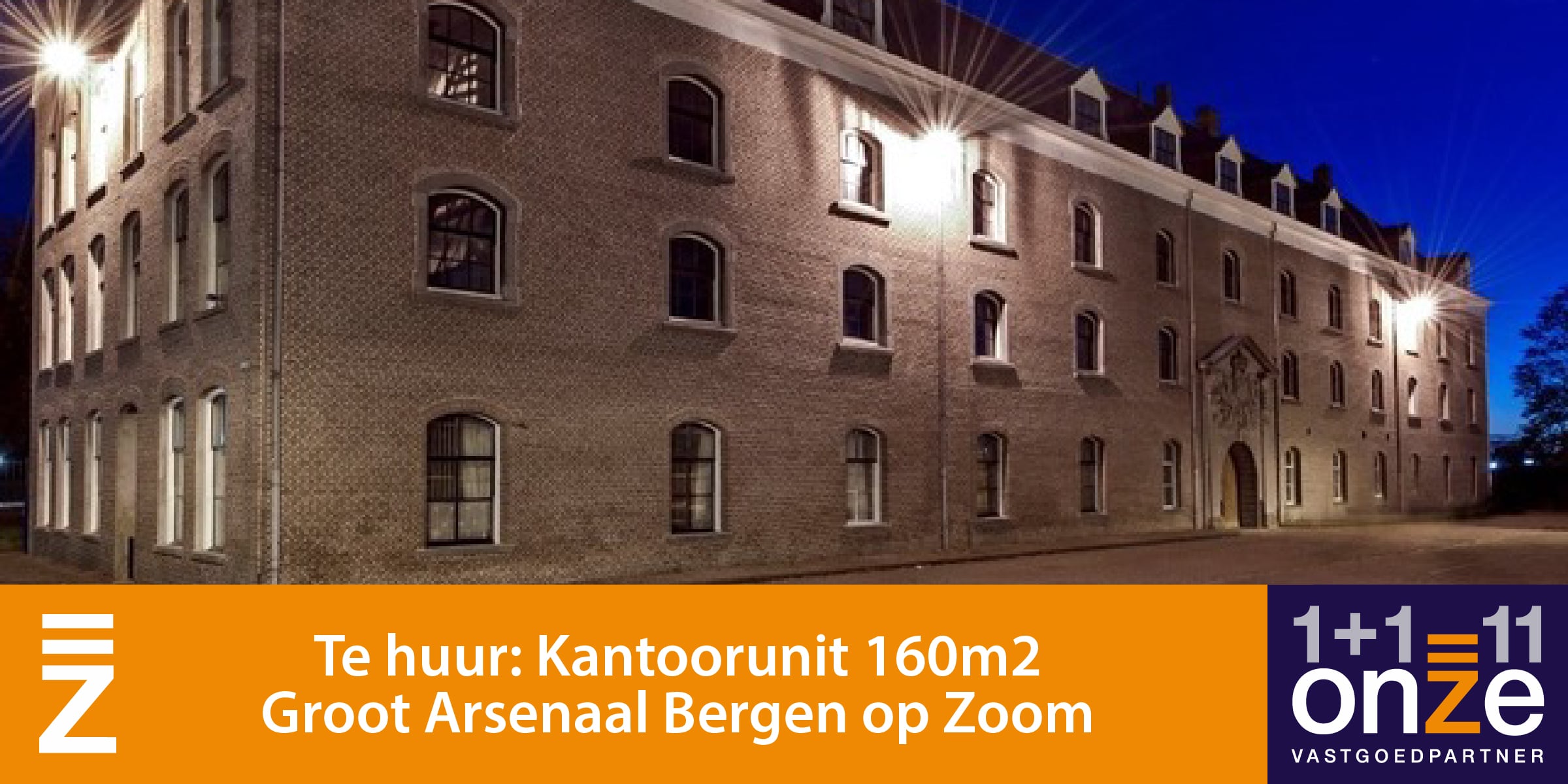 Kantoorunit in het Groot Arsenaal