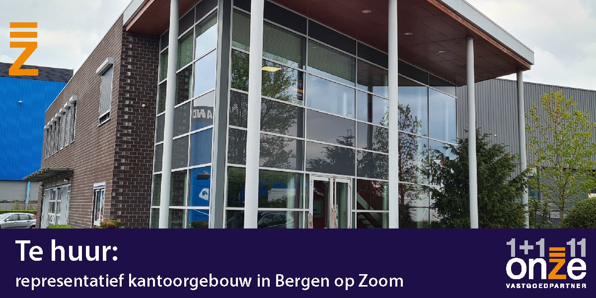 Te huur - representatief kantoorgebouw in Bergen op Zoom