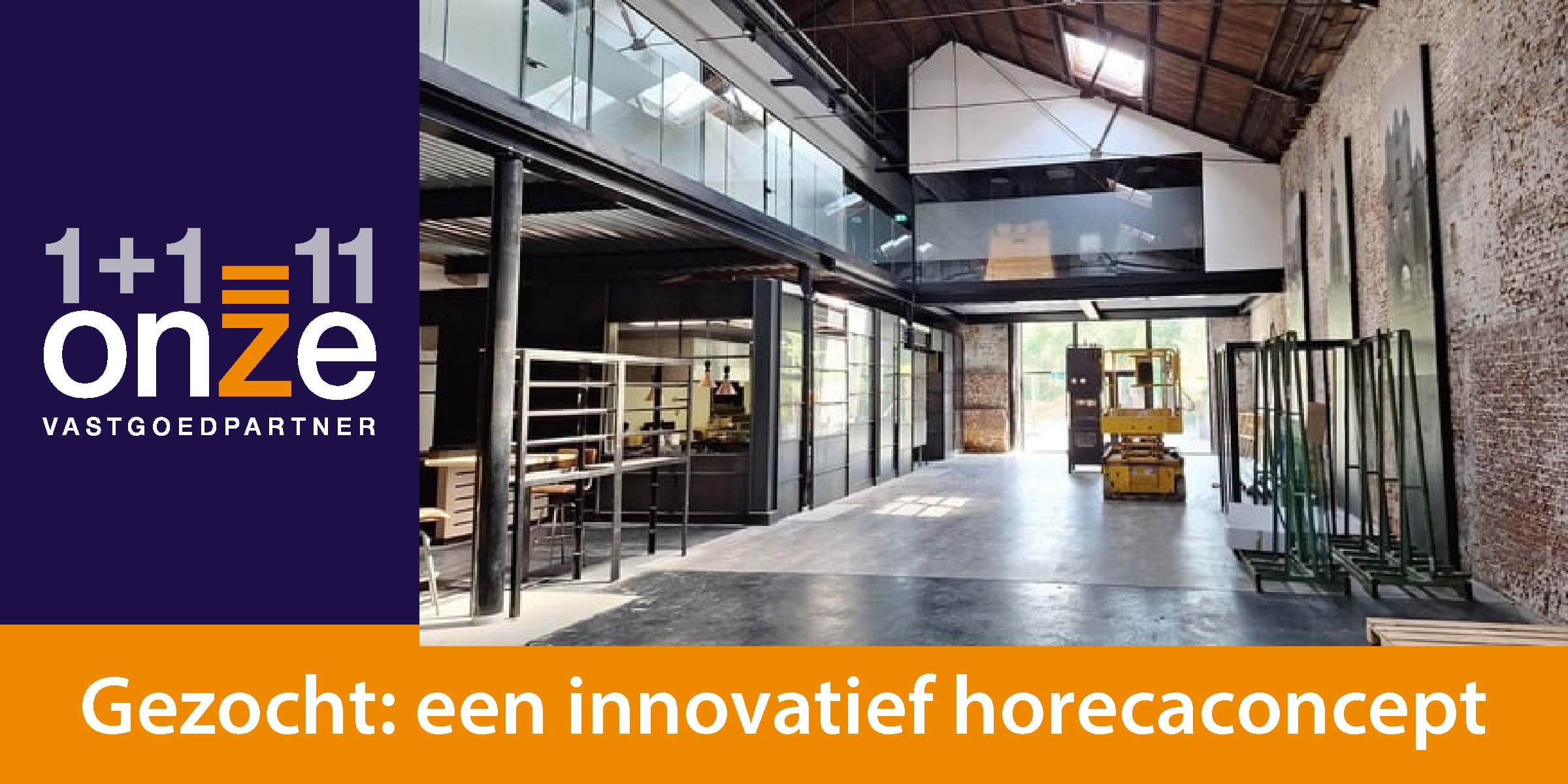 Gezocht innovatief horecaconcept