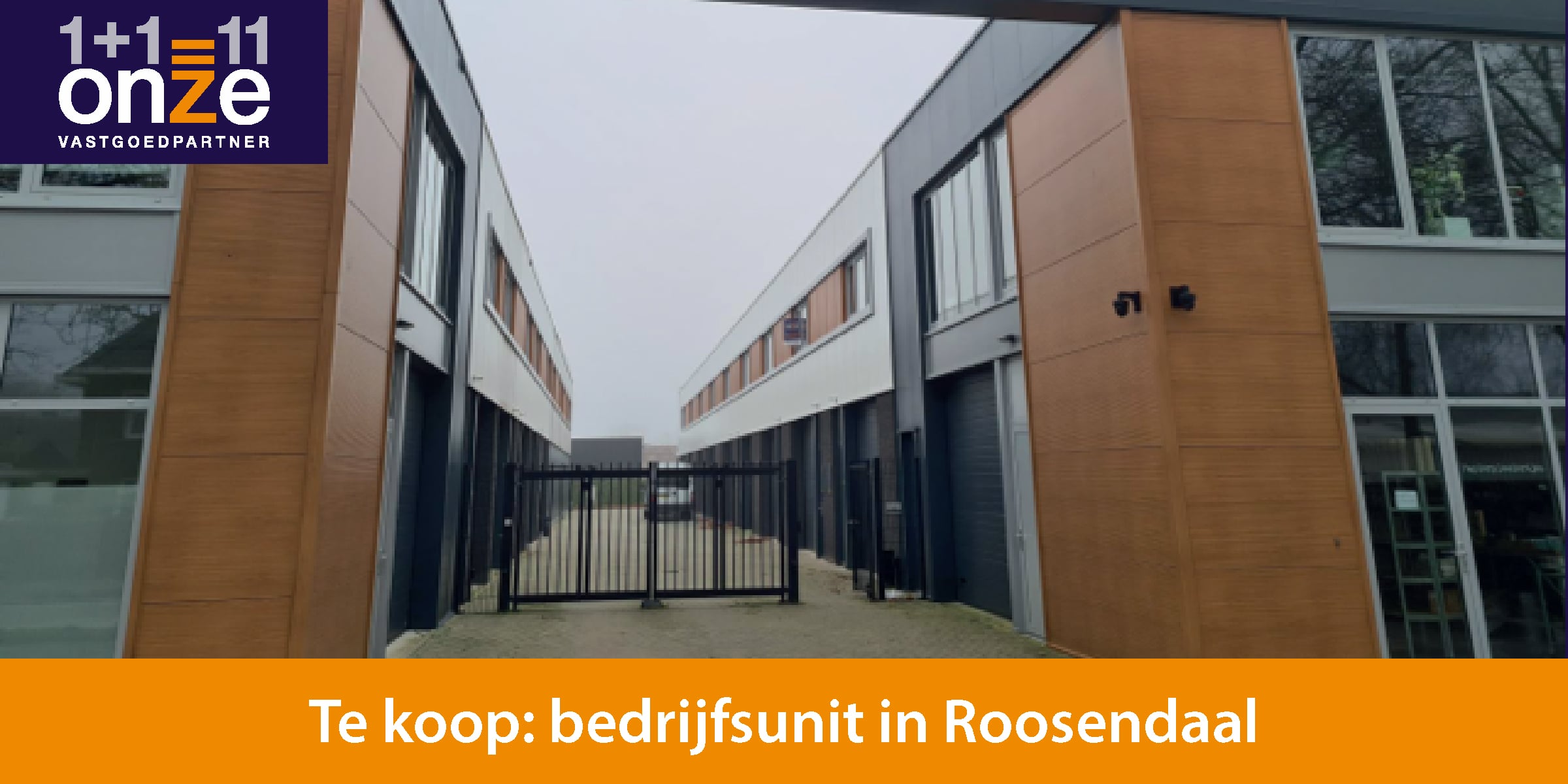 Te koop bedrijfsunit in Roosendaal